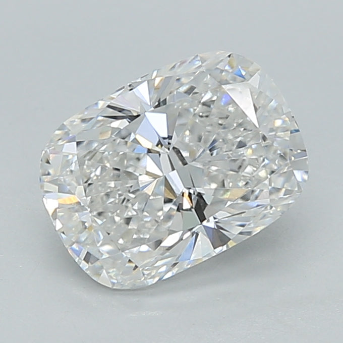 1.45 Carat Cushion Shaped, Ideal Cut, E Color, VVS2 Clarity, IGI Certified Lab Grown Diamond