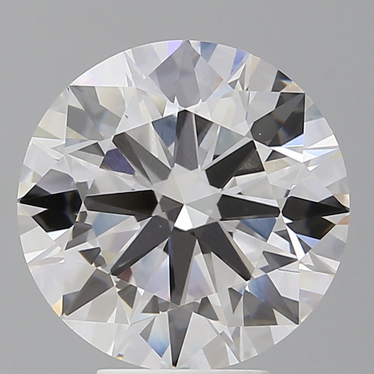 5.52 Carat Round Shaped, Ideal Cut, E Color, VVS2 Clarity, IGI Certified Lab Grown Diamond