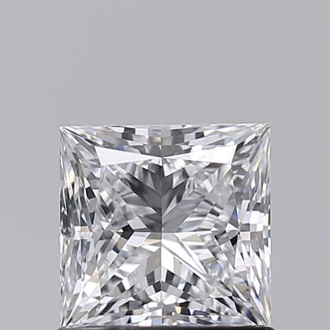 1.02 Carat Princess Shaped, Very Good Cut, D Color, VS1 Clarity, IGI Certified Lab Grown Diamond