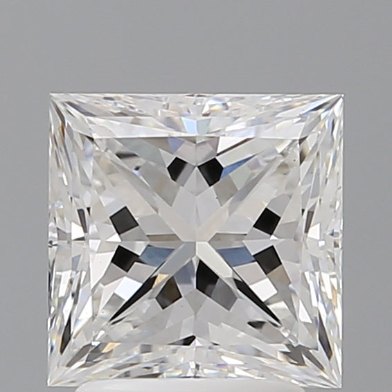 2.51 Carat Princess Shaped, Ideal Cut, E Color, VS1 Clarity, IGI Certified Lab Grown Diamond