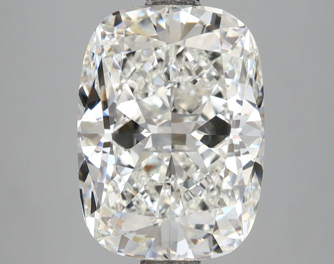 4.31 Carat Cushion Shaped, Ideal Cut, F Color, VVS2 Clarity, IGI Certified Lab Grown Diamond
