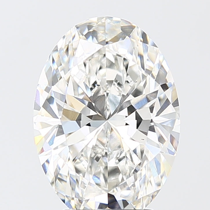 4.07 Carat Oval Shaped, Ideal Cut, F Color, VS2 Clarity, IGI Certified Lab Grown Diamond