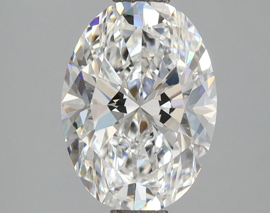 2.13 Carat Oval Shaped, Excellent Cut, D Color, VVS2 Clarity, IGI Certified Lab Grown Diamond