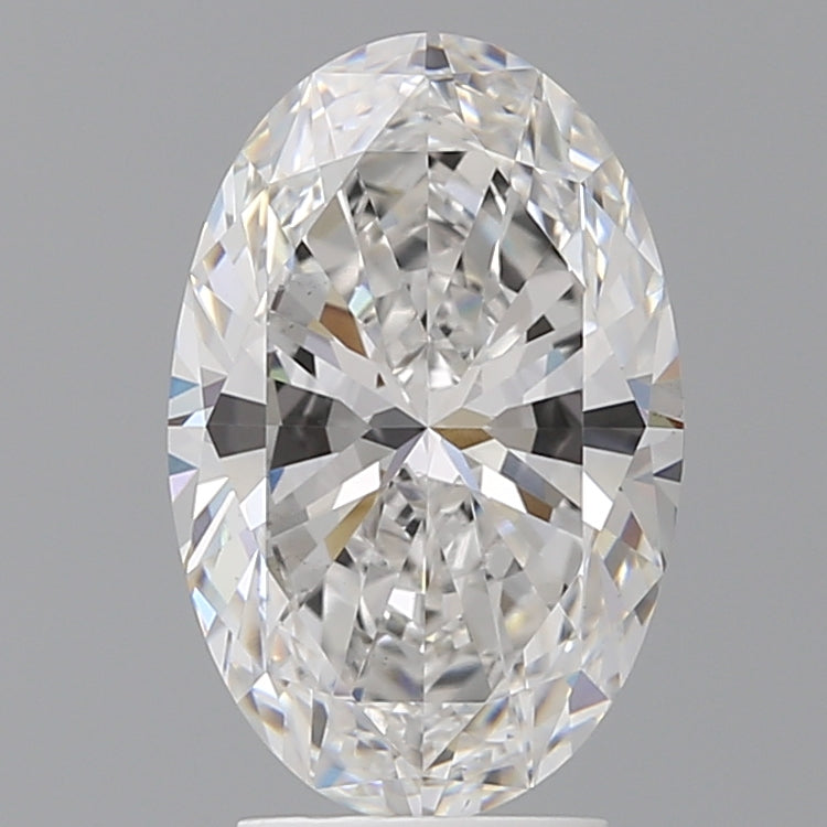3.58 Carat Oval Shaped, Ideal Cut, E Color, VS1 Clarity, IGI Certified Lab Grown Diamond