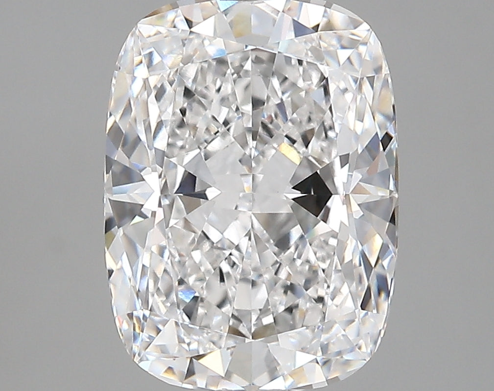 4.35 Carat Cushion Shaped, Very Good Cut, D Color, VVS2 Clarity, IGI Certified Lab Grown Diamond