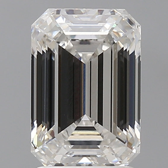 2.59 Carat Emerald Shaped, Ideal Cut, E Color, VVS2 Clarity, IGI Certified Lab Grown Diamond
