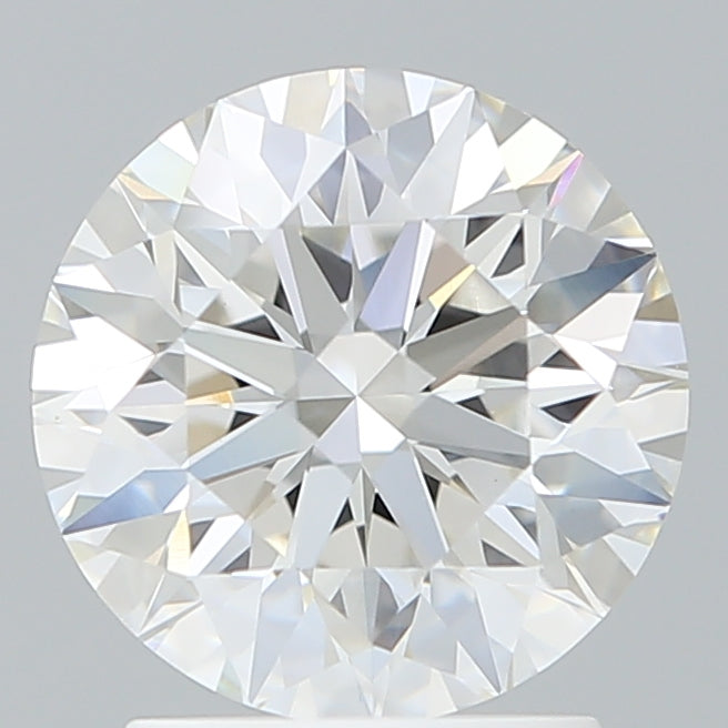 2.20 Carat Round Shaped, Excellent Cut, F Color, VVS2 Clarity, IGI Certified Lab Grown Diamond