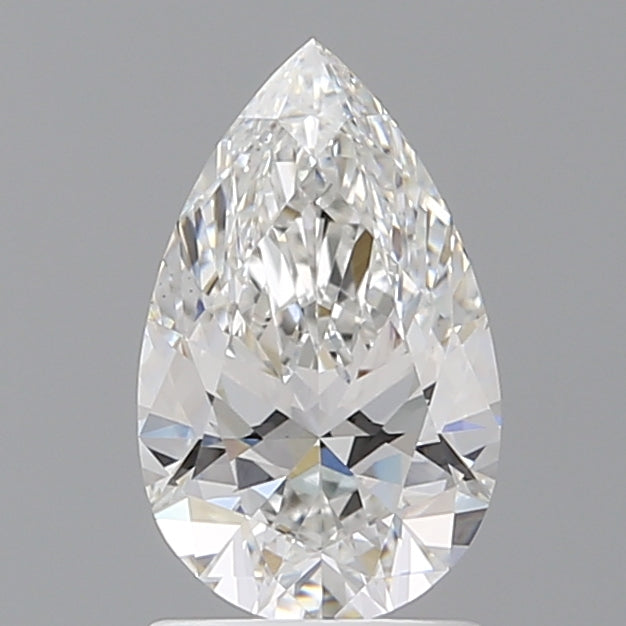 1.56 Carat Pear Shaped, Ideal Cut, E Color, VVS2 Clarity, IGI Certified Lab Grown Diamond
