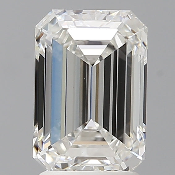 2.51 Carat Emerald Shaped, Ideal Cut, F Color, VS1 Clarity, IGI Certified Lab Grown Diamond