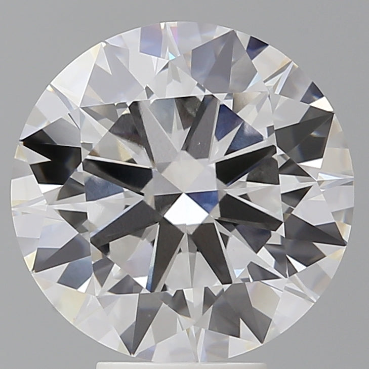 6.09 Carat Round Shaped, Excellent Cut, E Color, VVS2 Clarity, IGI Certified Lab Grown Diamond