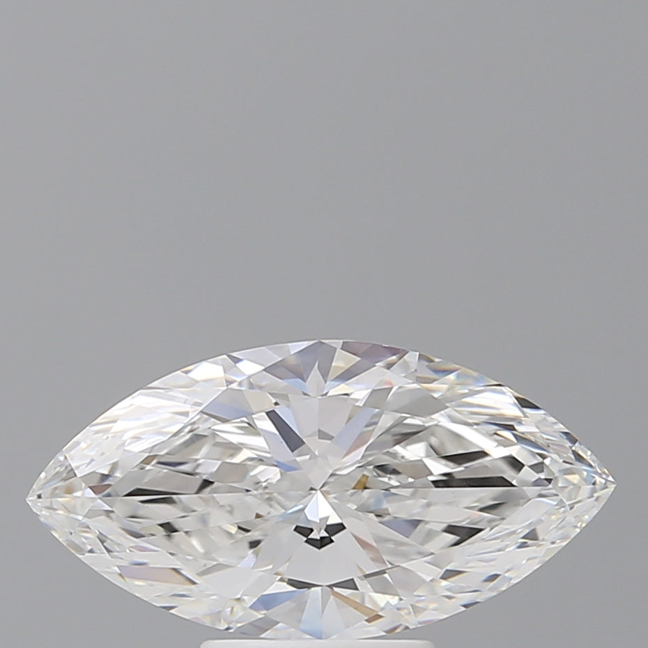 3.02 Carat Marquise Shaped, Ideal Cut, E Color, VVS2 Clarity, IGI Certified Lab Grown Diamond