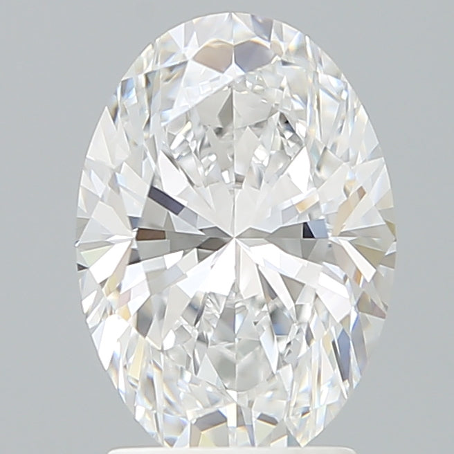 2.58 Carat Oval Shaped, Excellent Cut, D Color, VVS2 Clarity, IGI Certified Lab Grown Diamond