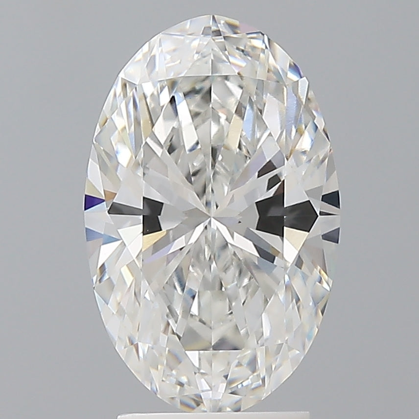 3.02 Carat Oval Shaped, Ideal Cut, E Color, VVS2 Clarity, IGI Certified Lab Grown Diamond