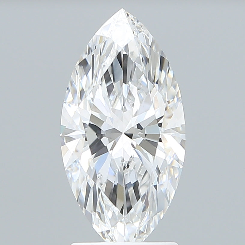 2.25 Carat Marquise Shaped, Ideal Cut, D Color, VVS2 Clarity, IGI Certified Lab Grown Diamond