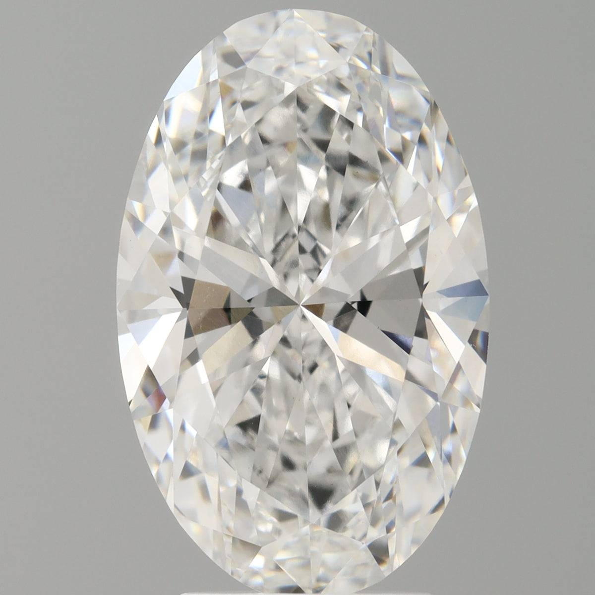 4.08 Carat Oval Shaped, Ideal Cut, E Color, VVS2 Clarity, IGI Certified Lab Grown Diamond