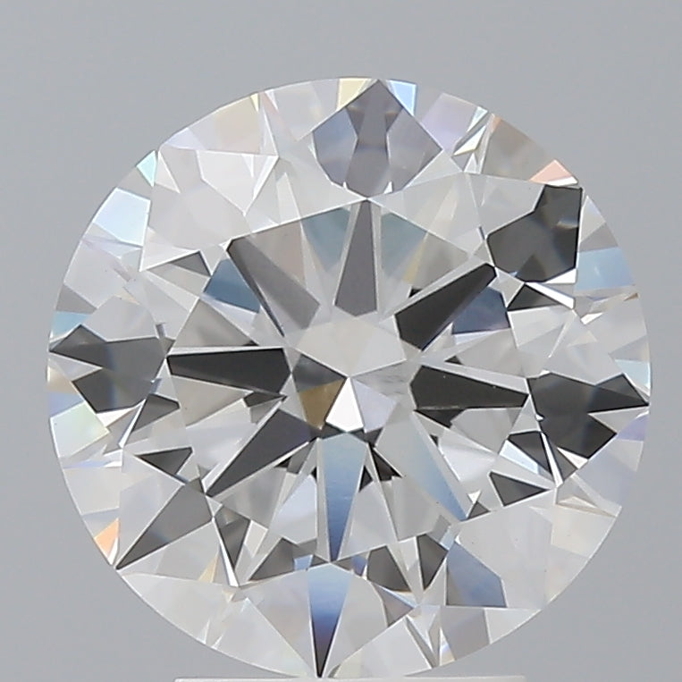 4.01 Carat Round Shaped, Excellent Cut, E Color, VVS2 Clarity, IGI Certified Lab Grown Diamond