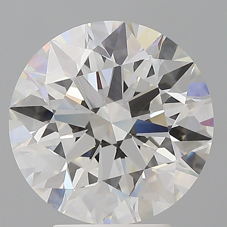 4.03 Carat Round Shaped, Excellent Cut, E Color, VVS2 Clarity, IGI Certified Lab Grown Diamond