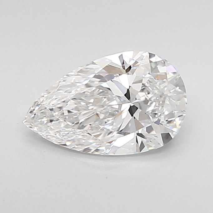 1.02 Carat Pear Shaped, Ideal Cut, D Color, VVS1 Clarity, IGI Certified Lab Grown Diamond