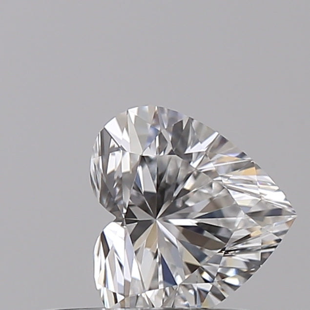 0.52 Carat Heart Shaped, Excellent Cut, D Color, VVS1 Clarity, IGI Certified Lab Grown Diamond
