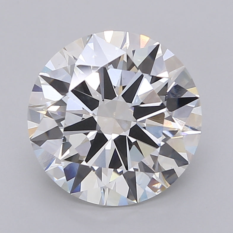 4.00 Carat Round Shaped, Excellent Cut, G Color, VS1 Clarity, IGI Certified Lab Grown Diamond