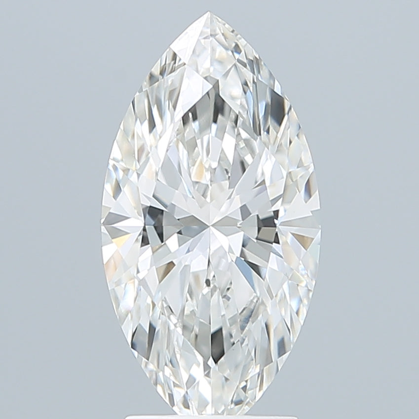 2.60 Carat Marquise Shaped, Ideal Cut, F Color, VVS2 Clarity, IGI Certified Lab Grown Diamond