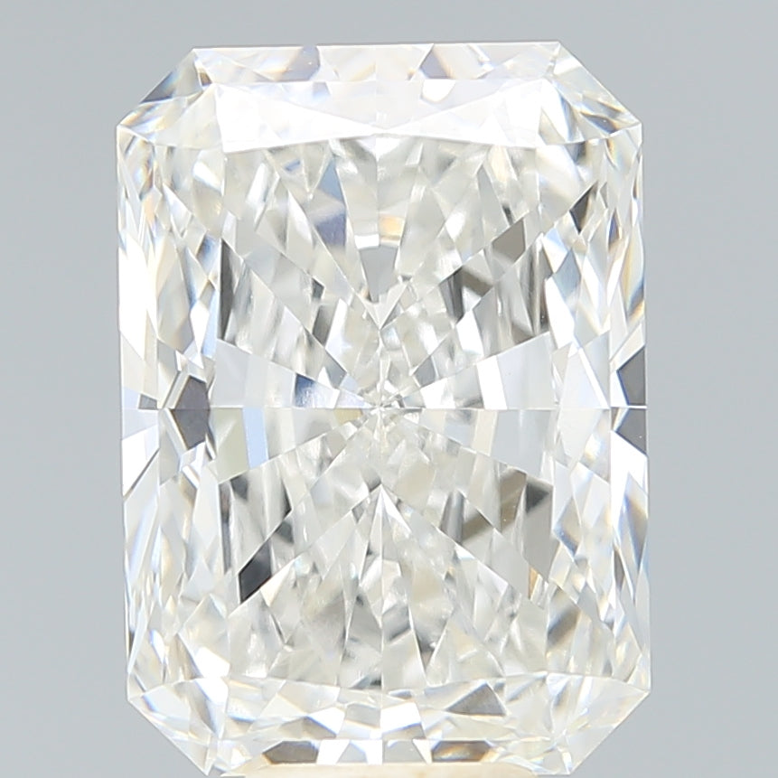 8.37 Carat Radiant Shaped, Ideal Cut, G Color, VVS2 Clarity, IGI Certified Lab Grown Diamond