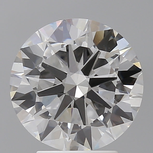 3.50 Carat Round Shaped, Excellent Cut, F Color, VVS2 Clarity, IGI Certified Lab Grown Diamond