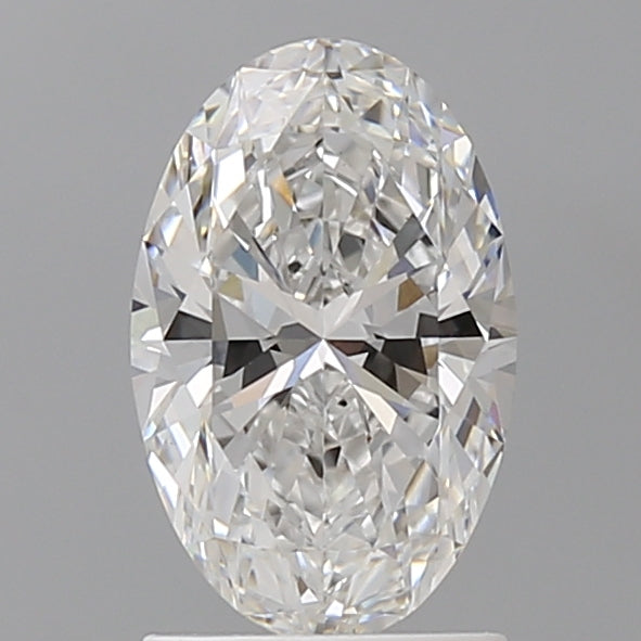 1.54 Carat Oval Shaped, Ideal Cut, D Color, VVS2 Clarity, IGI Certified Lab Grown Diamond