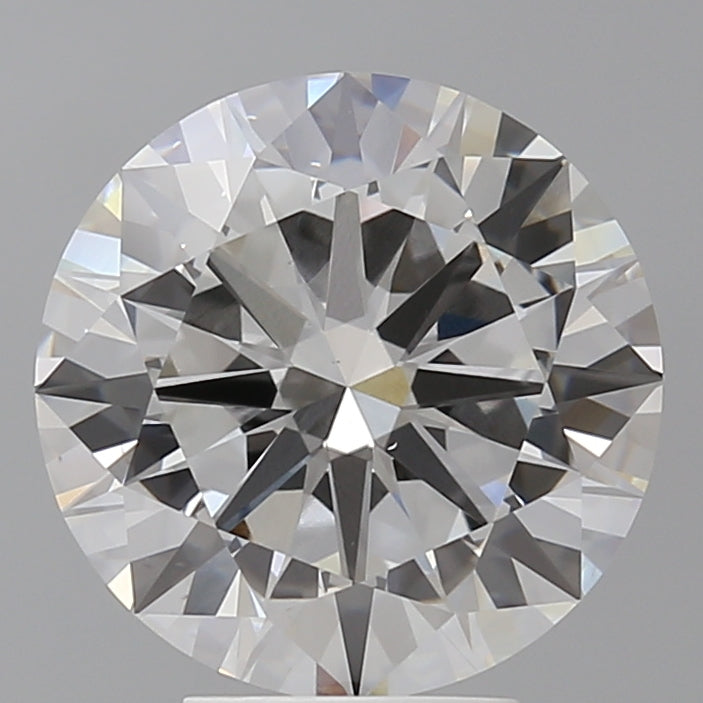 5.02 Carat Round Shaped, Excellent Cut, F Color, VS1 Clarity, IGI Certified Lab Grown Diamond