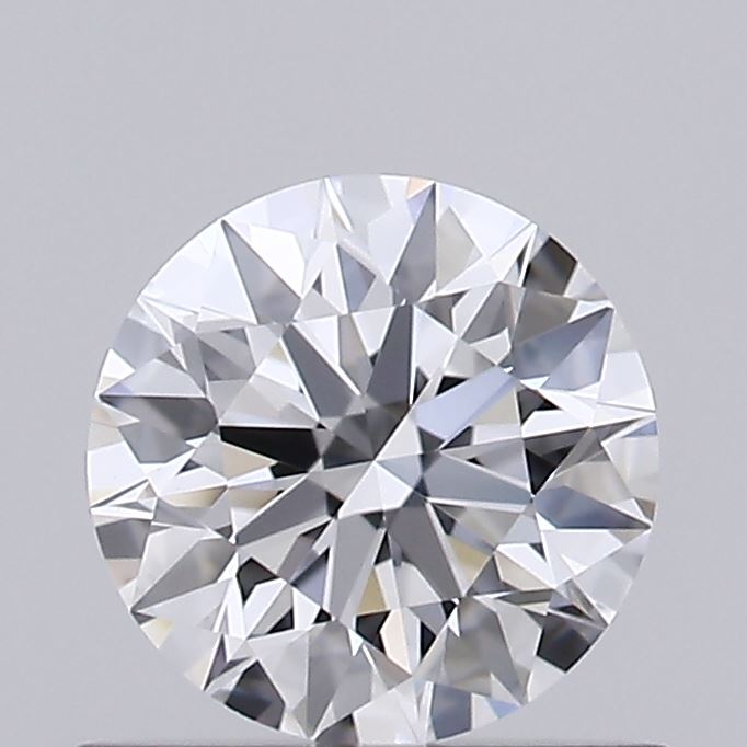 0.54 Carat Round Shaped, Ideal Cut, D Color, VVS2 Clarity, IGI Certified Lab Grown Diamond