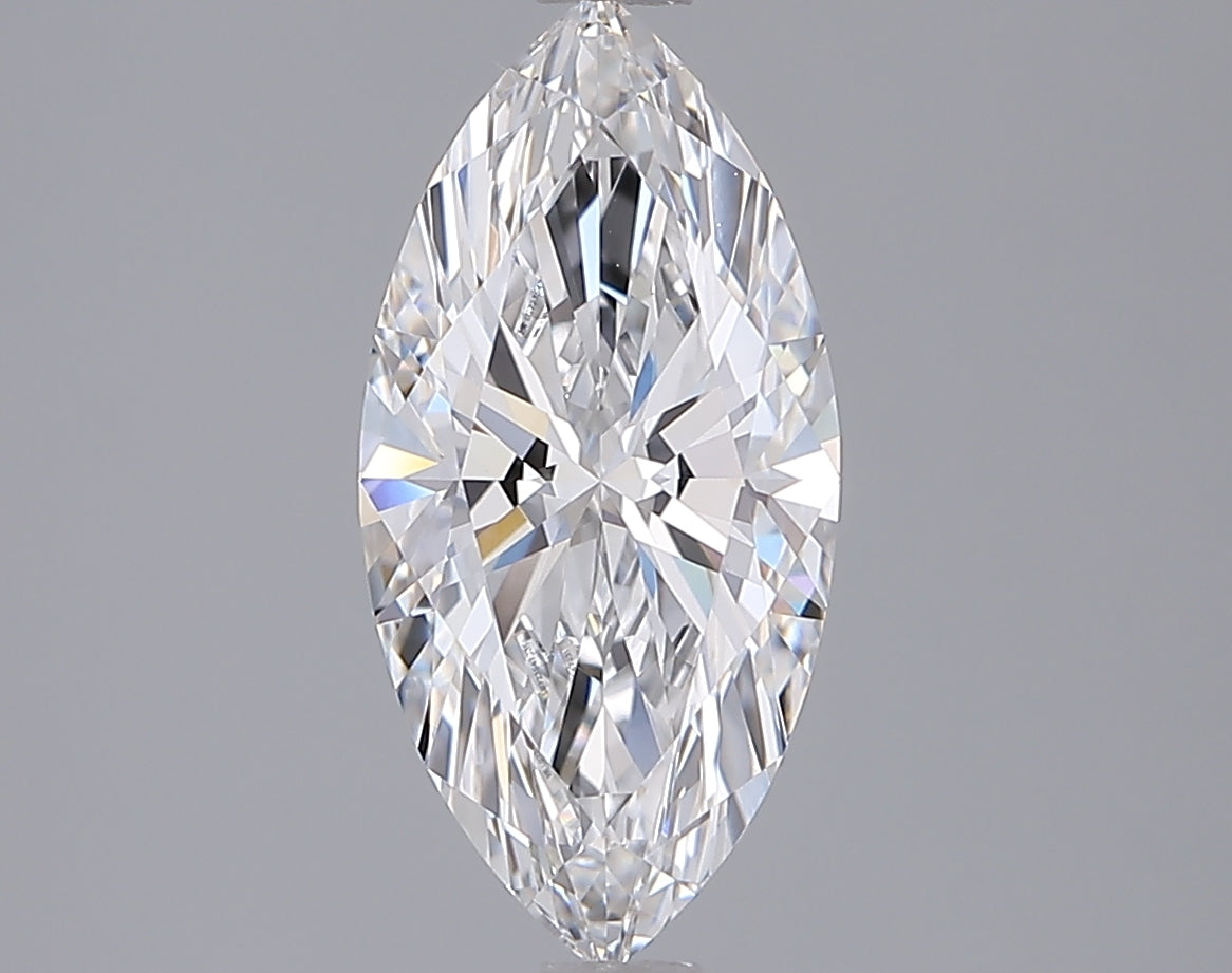 2.07 Carat Marquise Shaped, Ideal Cut, D Color, VVS1 Clarity, IGI Certified Lab Grown Diamond