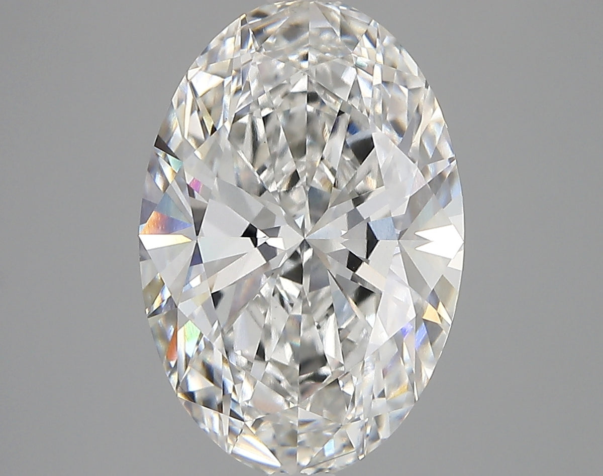 4.40 Carat Oval Shaped, Very Good Cut, F Color, VVS2 Clarity, IGI Certified Lab Grown Diamond