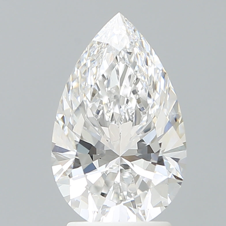 2.59 Carat Pear Shaped, Ideal Cut, D Color, VS1 Clarity, IGI Certified Lab Grown Diamond
