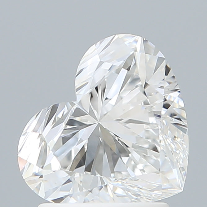 1.87 Carat Heart Shaped, Ideal Cut, D Color, VS1 Clarity, IGI Certified Lab Grown Diamond