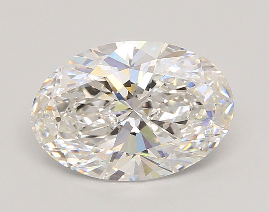 3.03 Carat Oval Shaped, Ideal Cut, E Color, VVS2 Clarity, IGI Certified Lab Grown Diamond