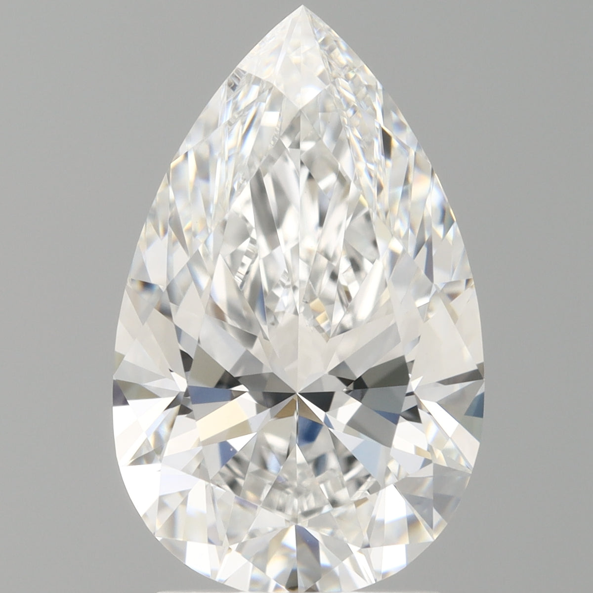 2.60 Carat Pear Shaped, Ideal Cut, E Color, VVS2 Clarity, IGI Certified Lab Grown Diamond