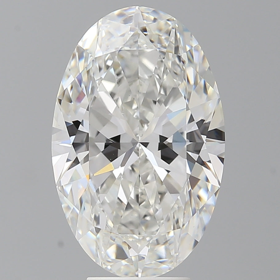 6.04 Carat Oval Shaped, Ideal Cut, F Color, VVS2 Clarity, IGI Certified Lab Grown Diamond