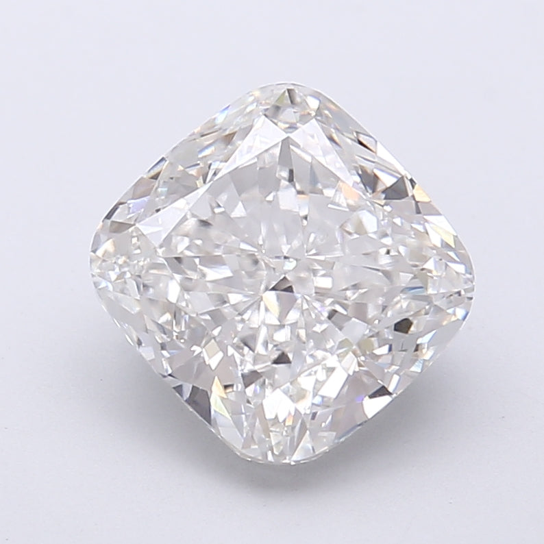 3.29 Carat Cushion Shaped, Very Good Cut, E Color, VVS2 Clarity, IGI Certified Lab Grown Diamond