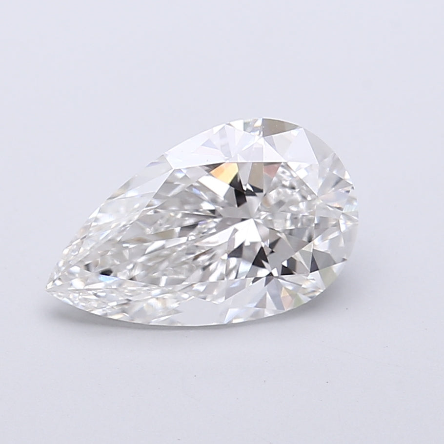 2.03 Carat Pear Shaped, Very Good Cut, E Color, VS1 Clarity, IGI Certified Lab Grown Diamond