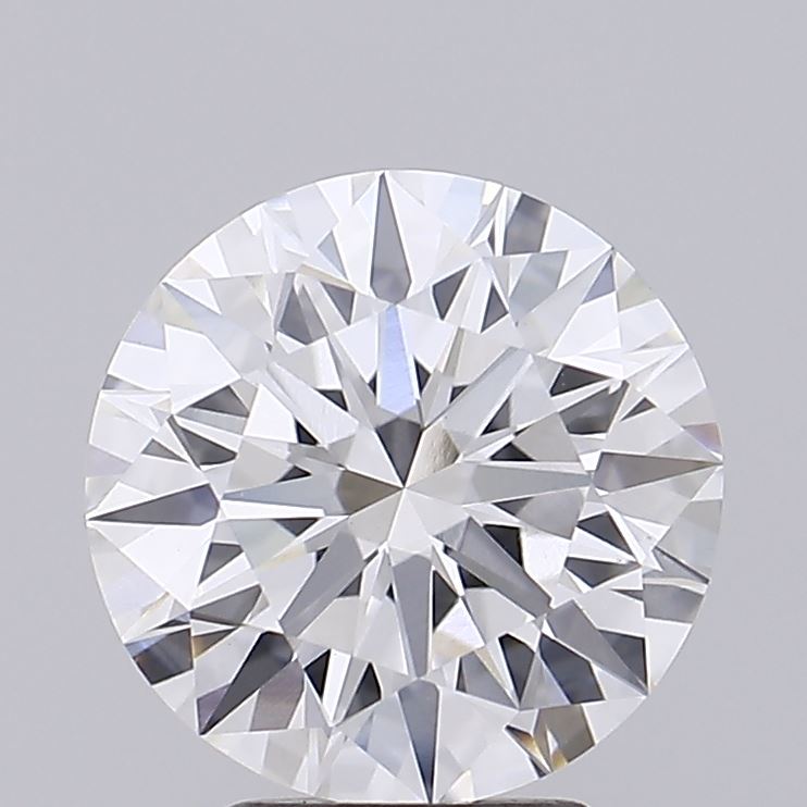 2.36 Carat Round Shaped, Ideal Cut, E Color, VVS2 Clarity, IGI Certified Lab Grown Diamond