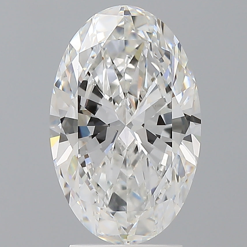 3.02 Carat Oval Shaped, Excellent Cut, E Color, VVS2 Clarity, IGI Certified Lab Grown Diamond