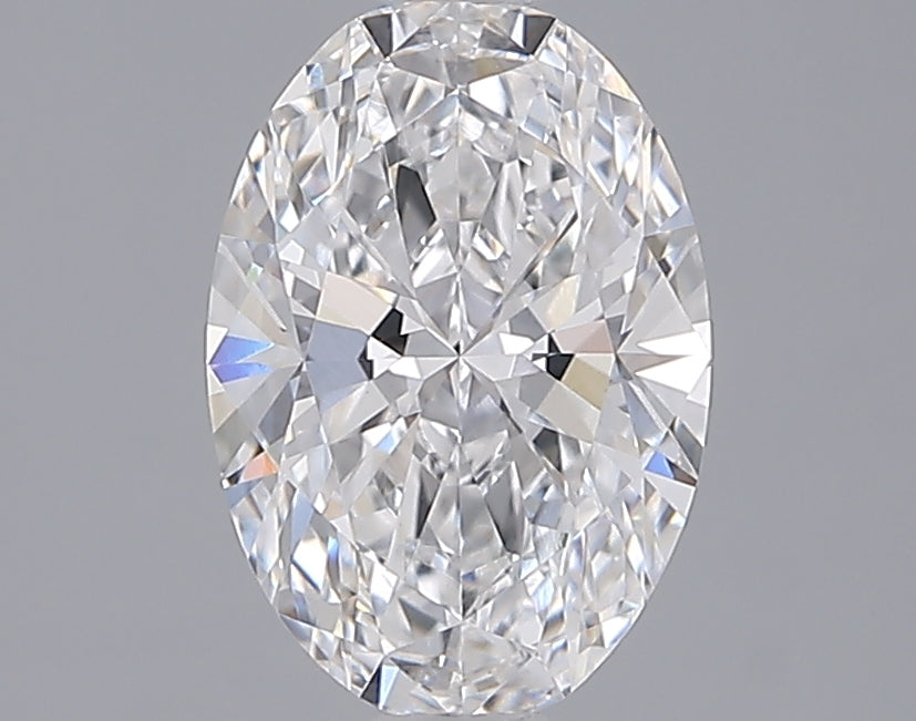 1.56 Carat Oval Shaped, Ideal Cut, D Color, VVS2 Clarity, IGI Certified Lab Grown Diamond
