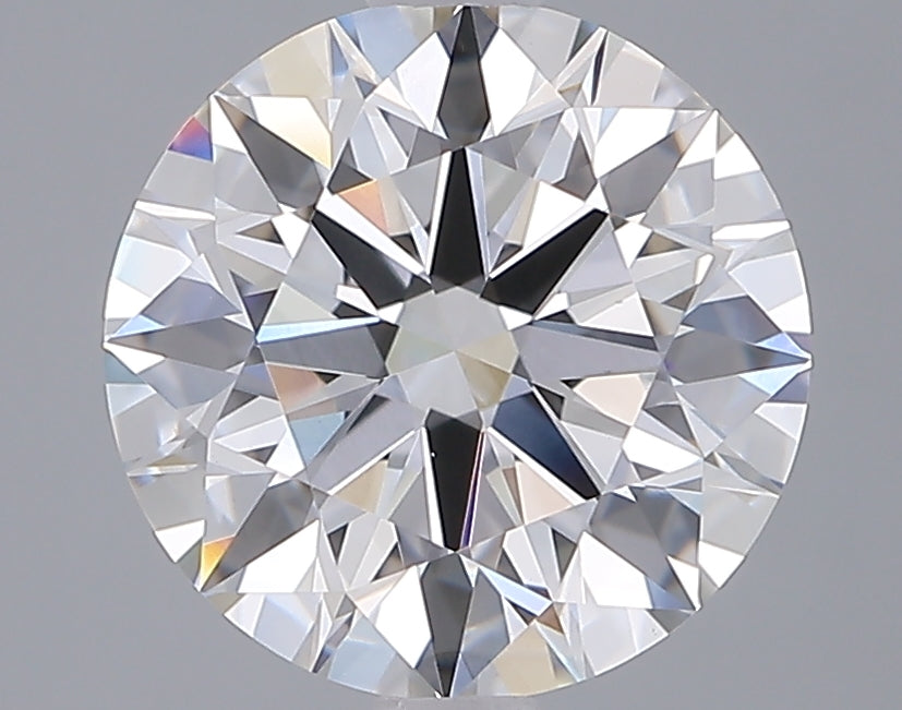 3.07 Carat Round Shaped, Ideal Cut, E Color, VVS2 Clarity, IGI Certified Lab Grown Diamond