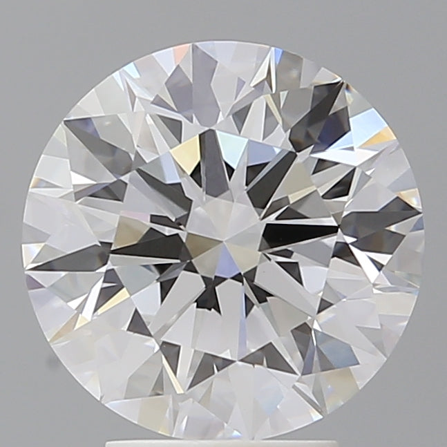 4.10 Carat Round Shaped, Ideal Cut, E Color, VVS2 Clarity, IGI Certified Lab Grown Diamond