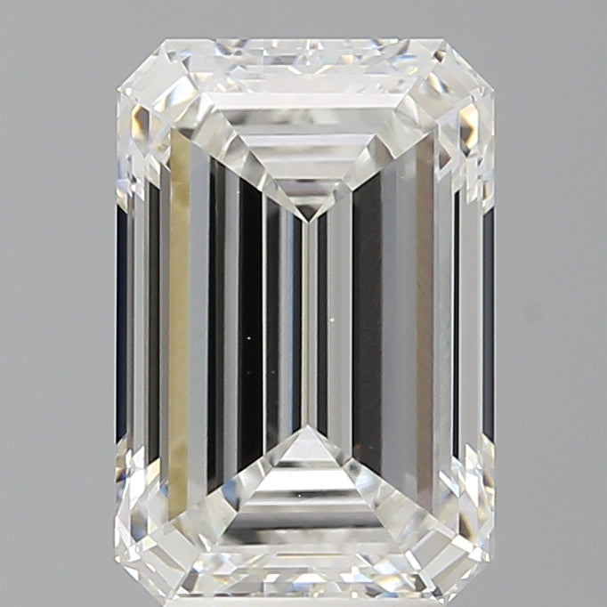 4.01 Carat Emerald Shaped, Excellent Cut, F Color, VS1 Clarity, IGI Certified Lab Grown Diamond