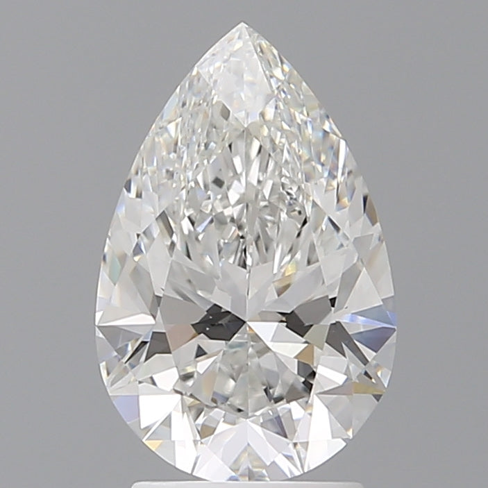 2.59 Carat Pear Shaped, Ideal Cut, E Color, VVS2 Clarity, IGI Certified Lab Grown Diamond