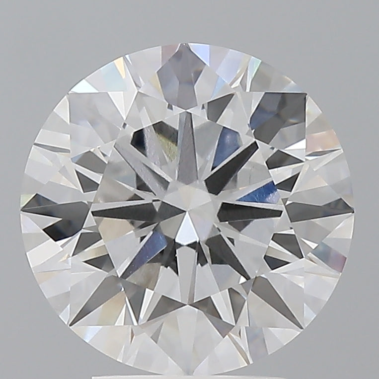 4.02 Carat Round Shaped, Excellent Cut, E Color, VVS2 Clarity, IGI Certified Lab Grown Diamond