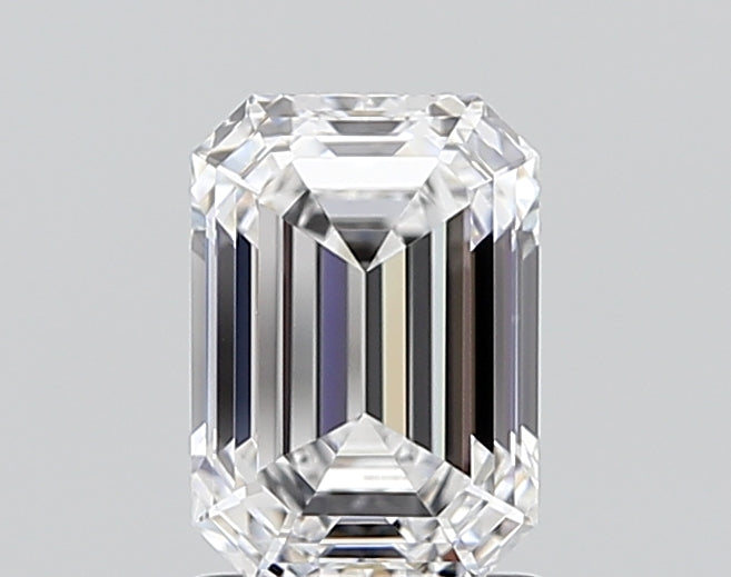 1.51 Carat Emerald Shaped, Ideal Cut, D Color, VVS1 Clarity, IGI Certified Lab Grown Diamond