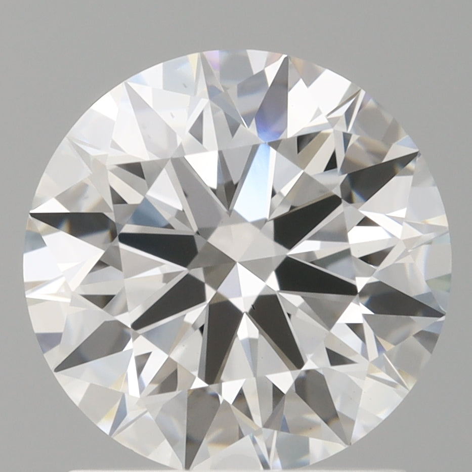 1.53 Carat Round Shaped, Ideal Cut, D Color, VS1 Clarity, IGI Certified Lab Grown Diamond