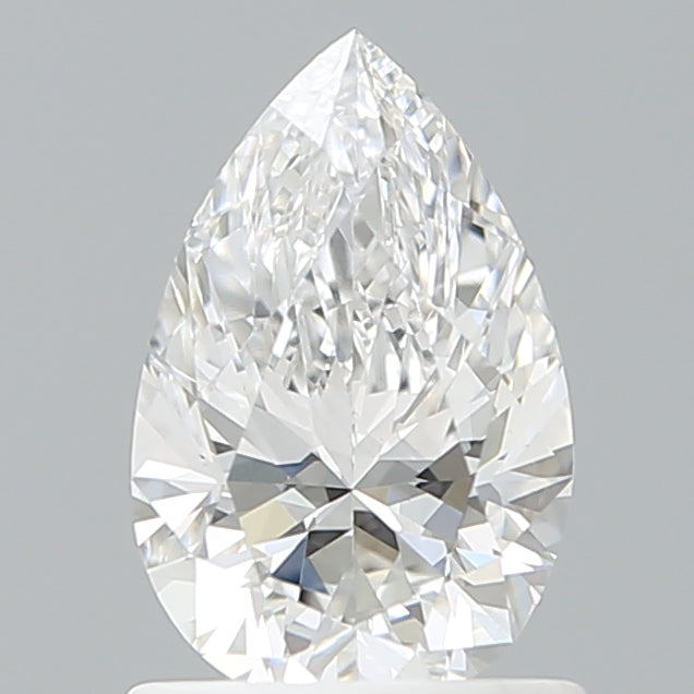 1.02 Carat Pear Shaped, Excellent Cut, D Color, VVS2 Clarity, IGI Certified Lab Grown Diamond
